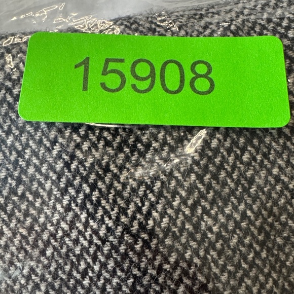 LeComte Women's 12 Wool/Silk Midi Skirt Lace Trim Gray/Black Flare Lined - Picture 12 of 12